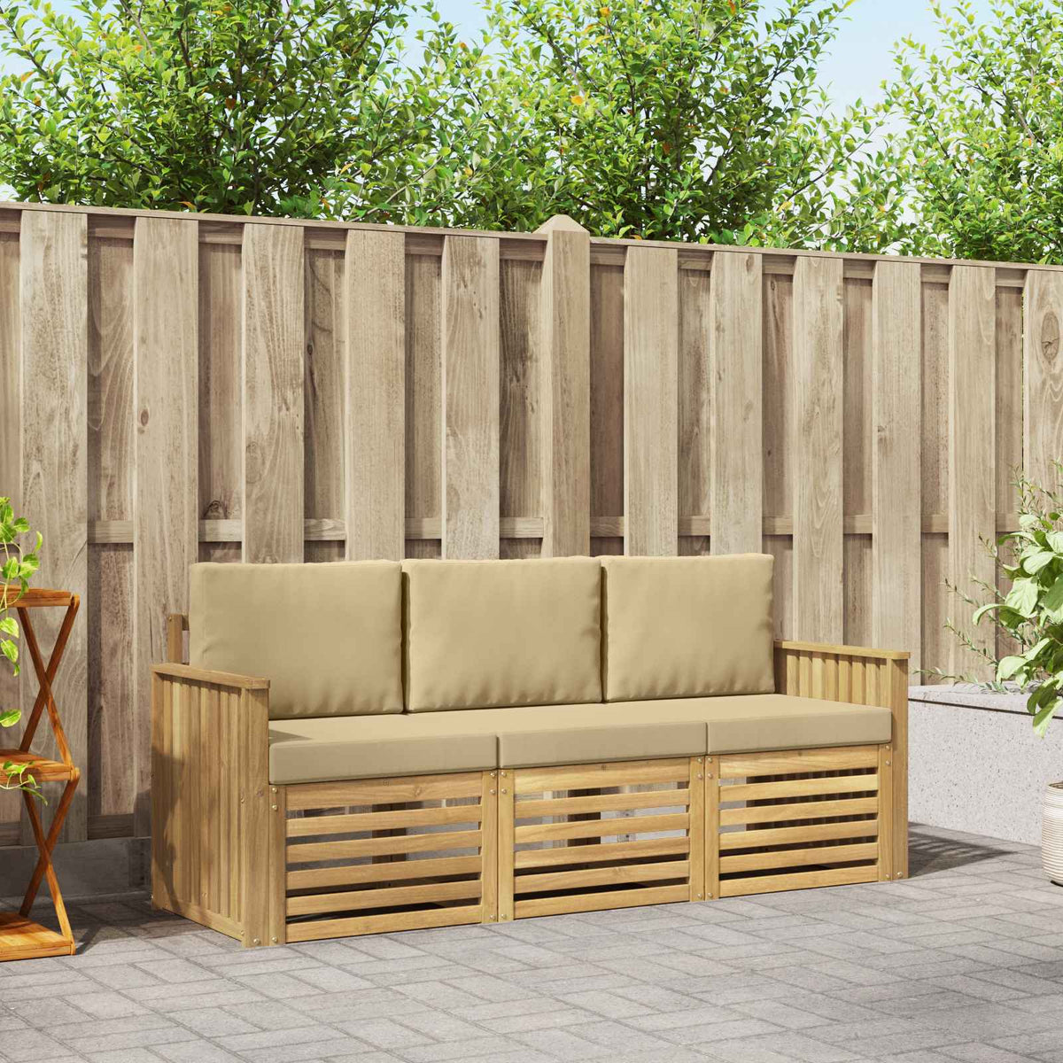 Sofa-Sets Massief Acaciahout is nu te koop bij PeponiXL, paradijselijk wonen!