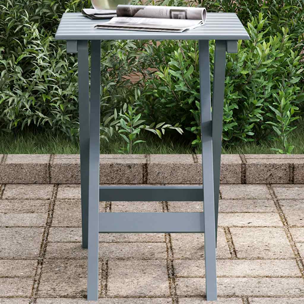 Bijzettafel inklapbaar massief populierenhout grijs is nu te koop bij PeponiXL, paradijselijk wonen!