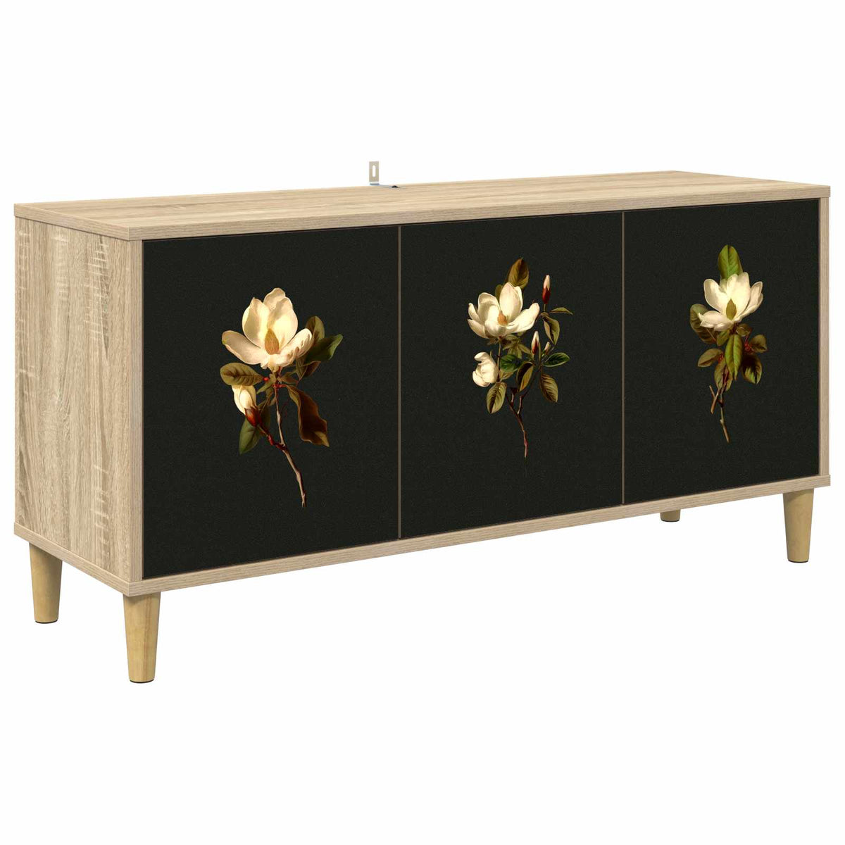 Tv-meubel BREMEN 102 x 33 x 50 cm Sonoma Bewerkt hout is nu te koop bij PeponiXL, paradijselijk wonen!