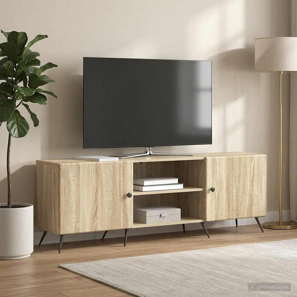 TV-kast Sonoma Eiken 150 x 31 x 50 cm Bewerkt hout is nu te koop bij PeponiXL, paradijselijk wonen!