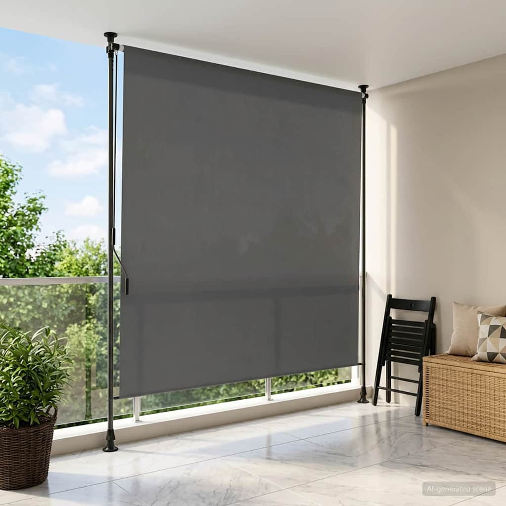 Buiten Rolgordijn Lichtgrijs 100 x 270 cm is nu te koop bij PeponiXL, paradijselijk wonen!