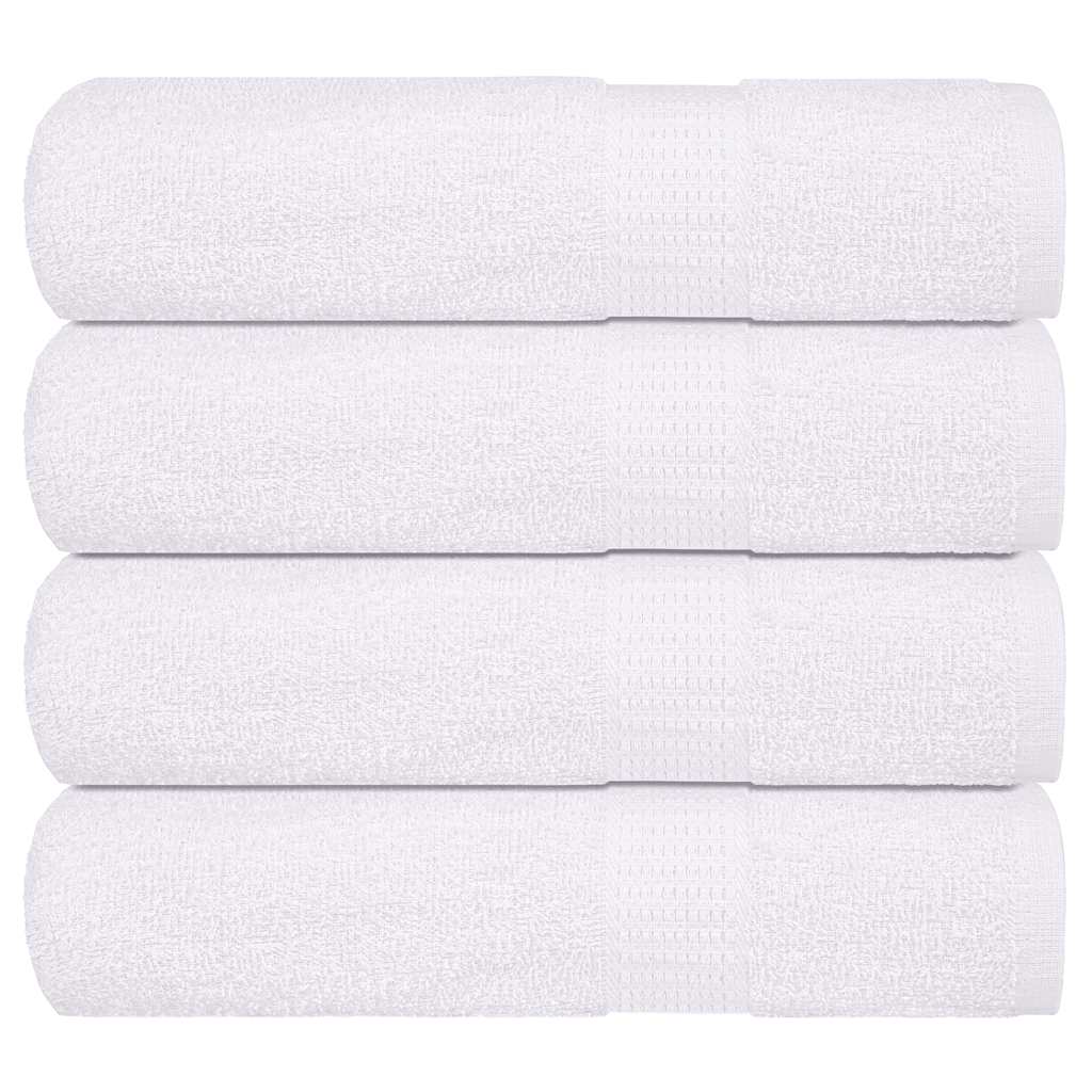 Badhanddoeken FROGN 4 st 100x150 cm 360 g/m² wit is nu te koop bij PeponiXL, paradijselijk wonen!