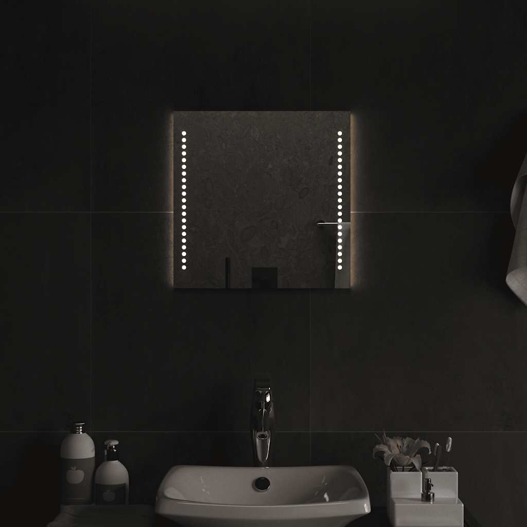 Badkamerspiegel LED 40x40 cm is nu te koop bij PeponiXL, paradijselijk wonen!