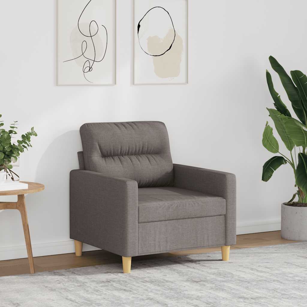 Fauteuil 60 cm stof taupe is nu te koop bij PeponiXL, paradijselijk wonen!
