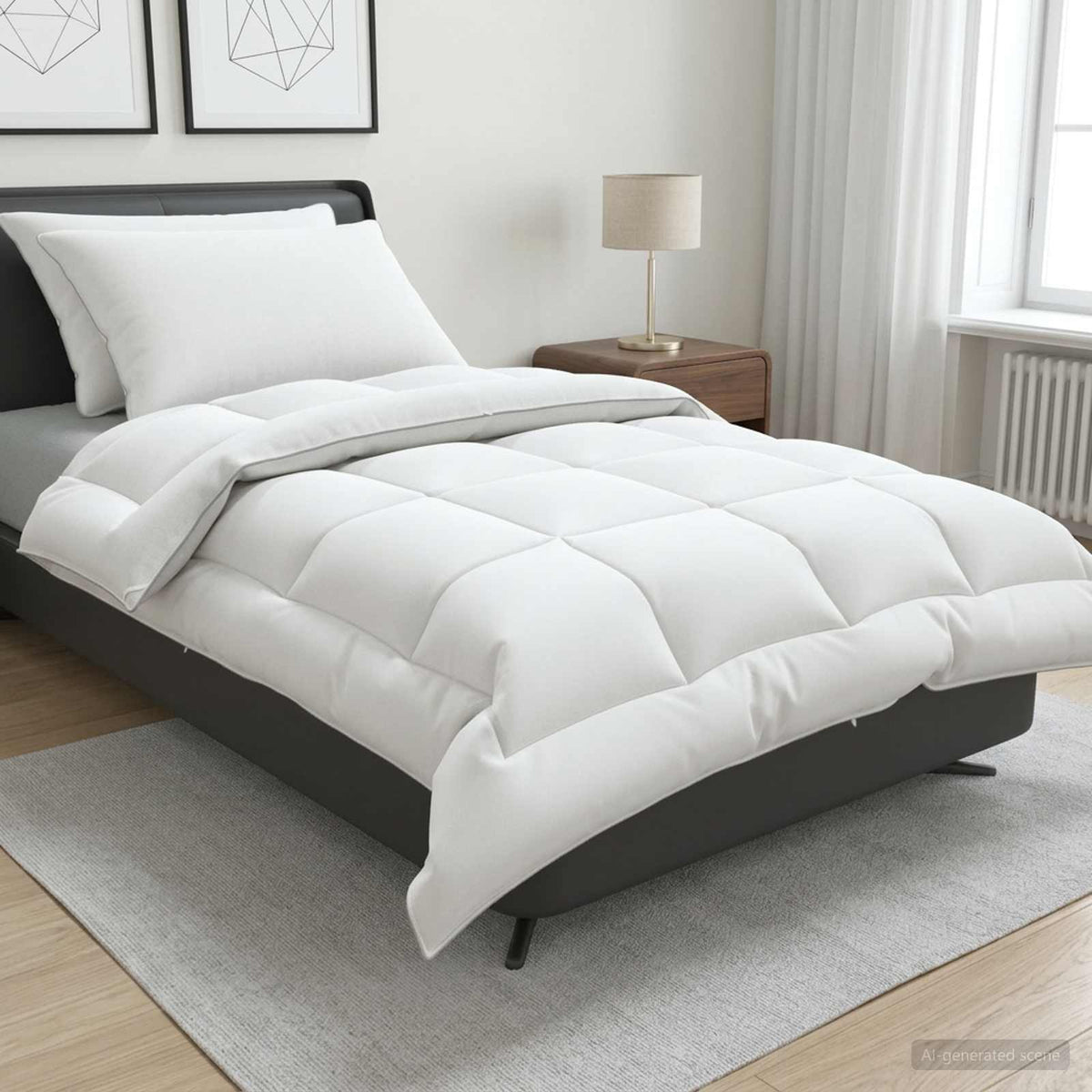 Dekbed en Kussen Set 3 st 155x220 cm 4 seizoenen 220 GSM Wol is nu te koop bij PeponiXL, paradijselijk wonen!