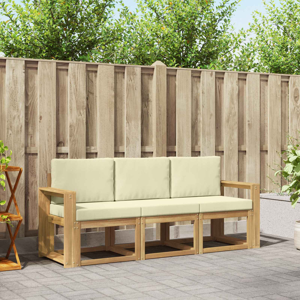 Buiten bankenset 3 pcs is nu te koop bij PeponiXL, paradijselijk wonen!