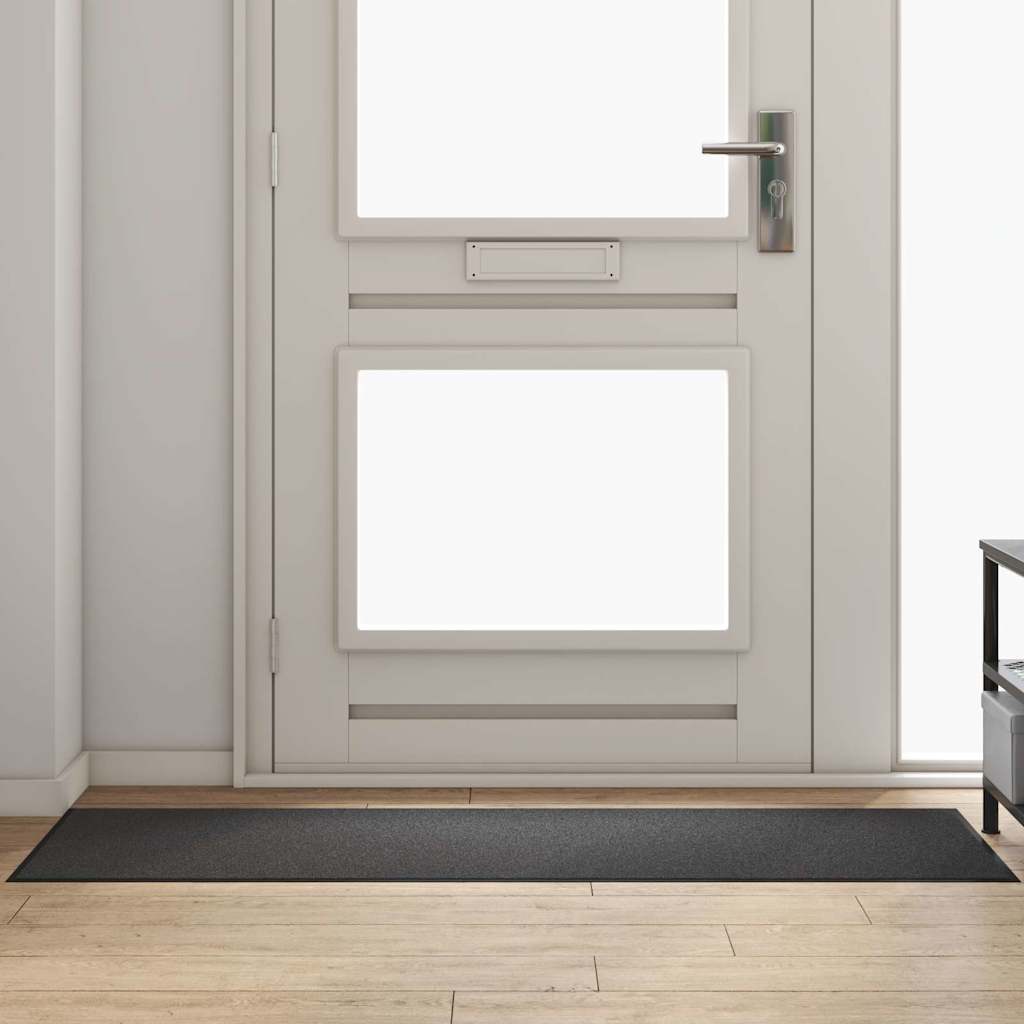 Deurmat Antraciet en Zwart 60 x 180 cm 100% Polyamide is nu te koop bij PeponiXL, paradijselijk wonen!