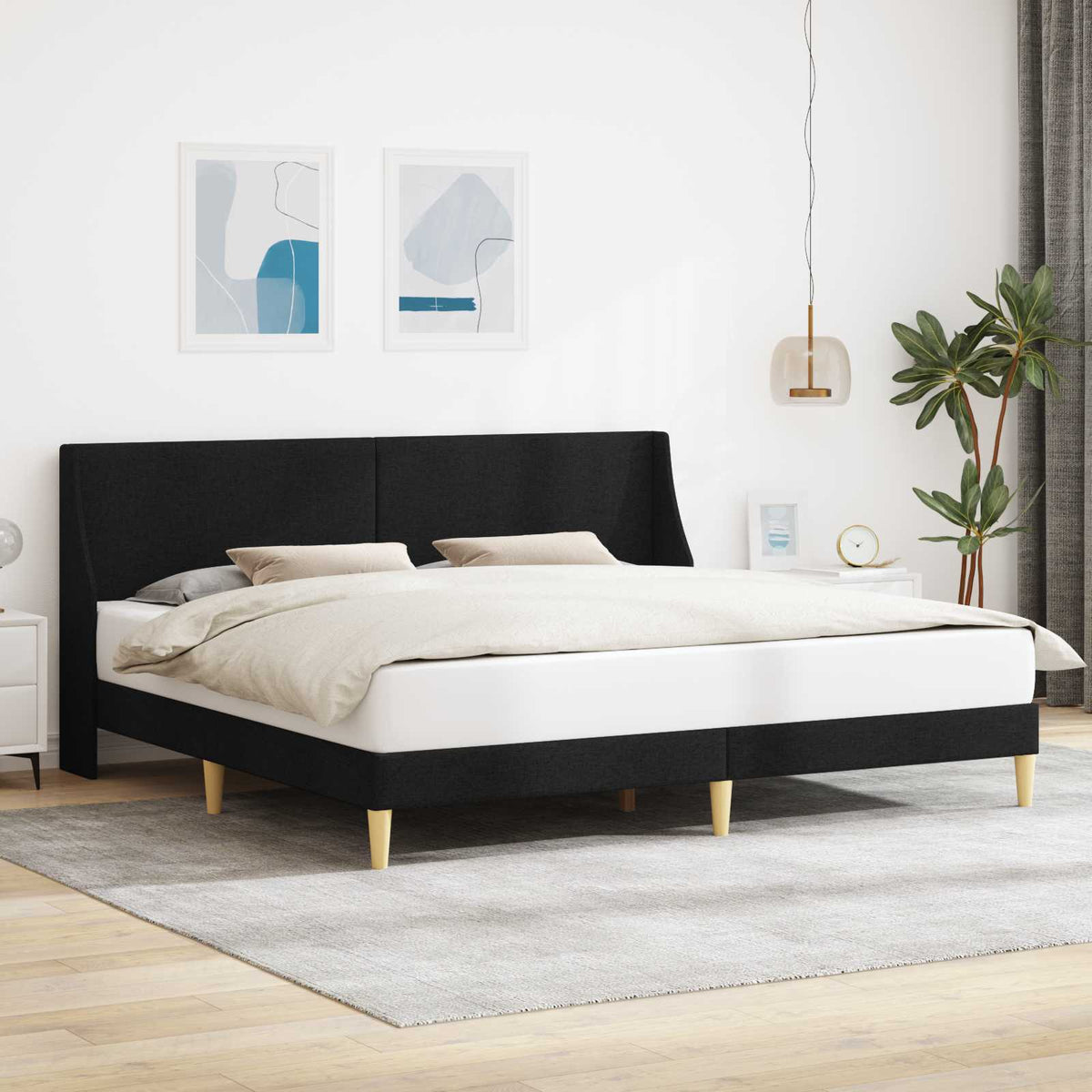 Bedframe met hoofdeinde aansluitplaat is nu te koop bij PeponiXL, paradijselijk wonen!