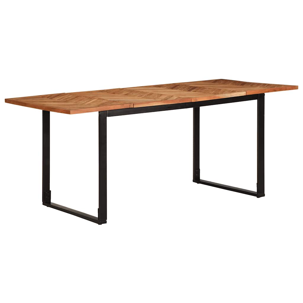 Eettafel 180x90x75 cm massief acaciahout is nu te koop bij PeponiXL, paradijselijk wonen!