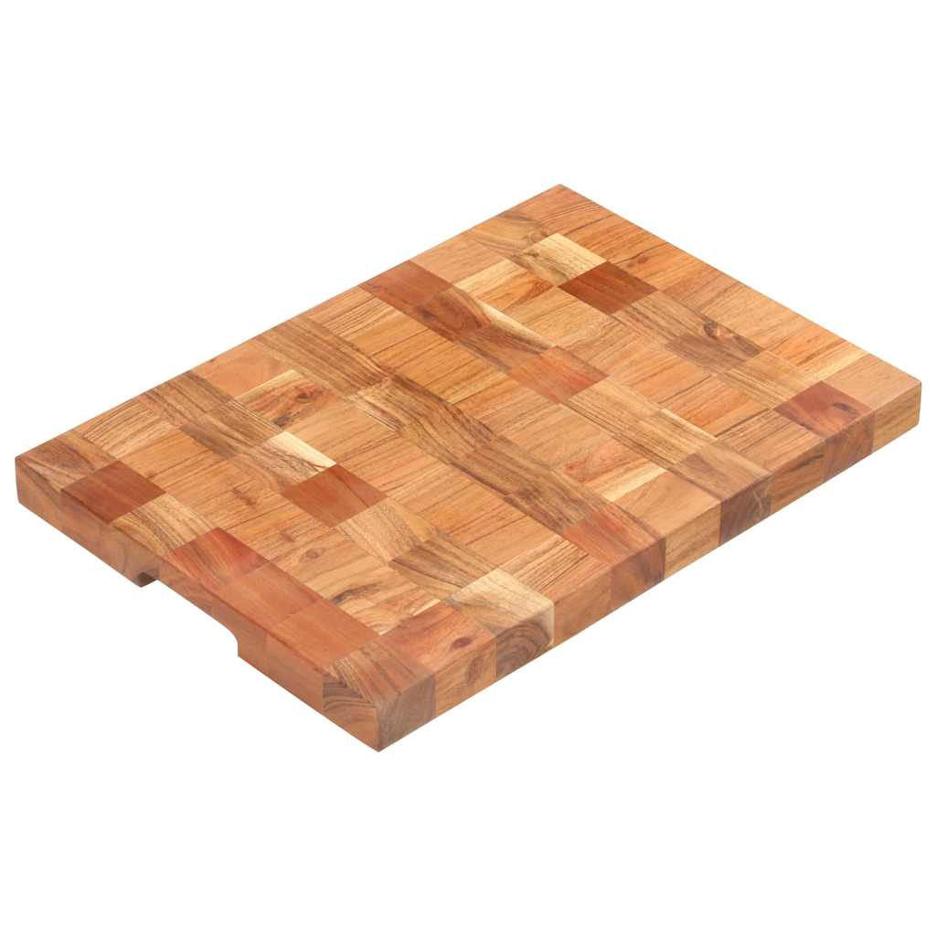 Hakblok 50x34x3,8 cm massief acaciahout is nu te koop bij PeponiXL, paradijselijk wonen!