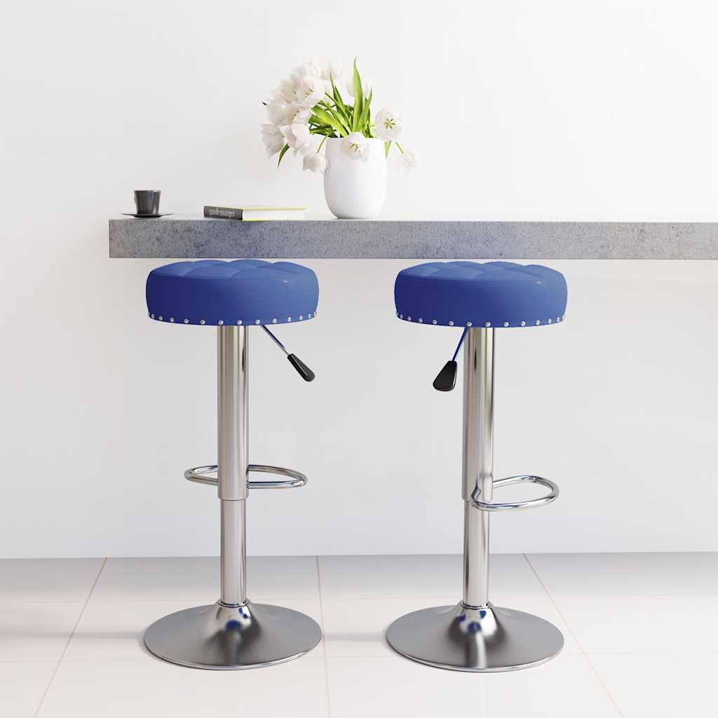 Barkrukken 2 st stof blauw is nu te koop bij PeponiXL, paradijselijk wonen!