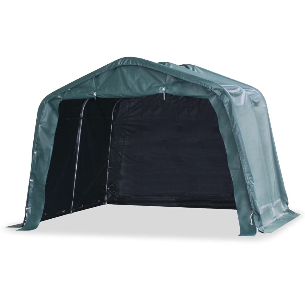 Veetent verwijderbaar 550 g/m² 3,3x3,2 m PVC donkergroen is nu te koop bij PeponiXL, paradijselijk wonen!