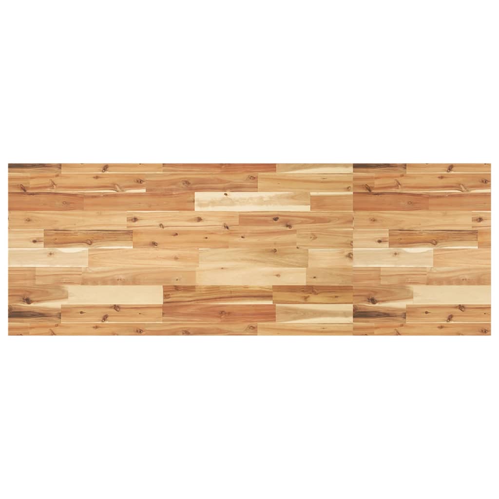 Wastafelblad met olieafwerking 140x50x2 cm massief acaciahout is nu te koop bij PeponiXL, paradijselijk wonen!