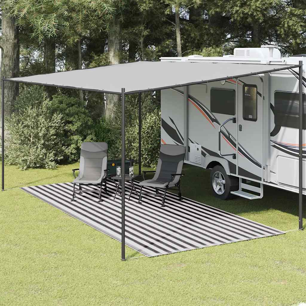 Tenttapijt 250x550 cm antracietkleurig en wit is nu te koop bij PeponiXL, paradijselijk wonen!