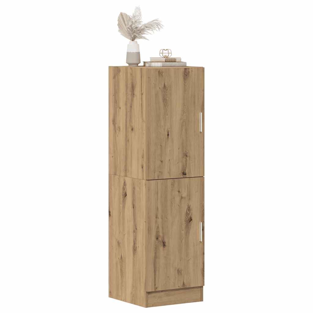 Keukenkast 38x41,5x131,5 cm bewerkt hout artisanaal eiken is nu te koop bij PeponiXL, paradijselijk wonen!