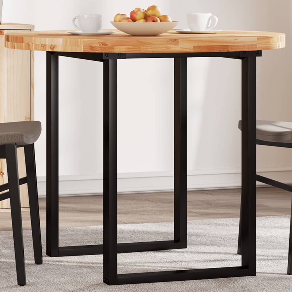 Tafelblad rond Ø 90x4 cm massief acaciahout is nu te koop bij PeponiXL, paradijselijk wonen!