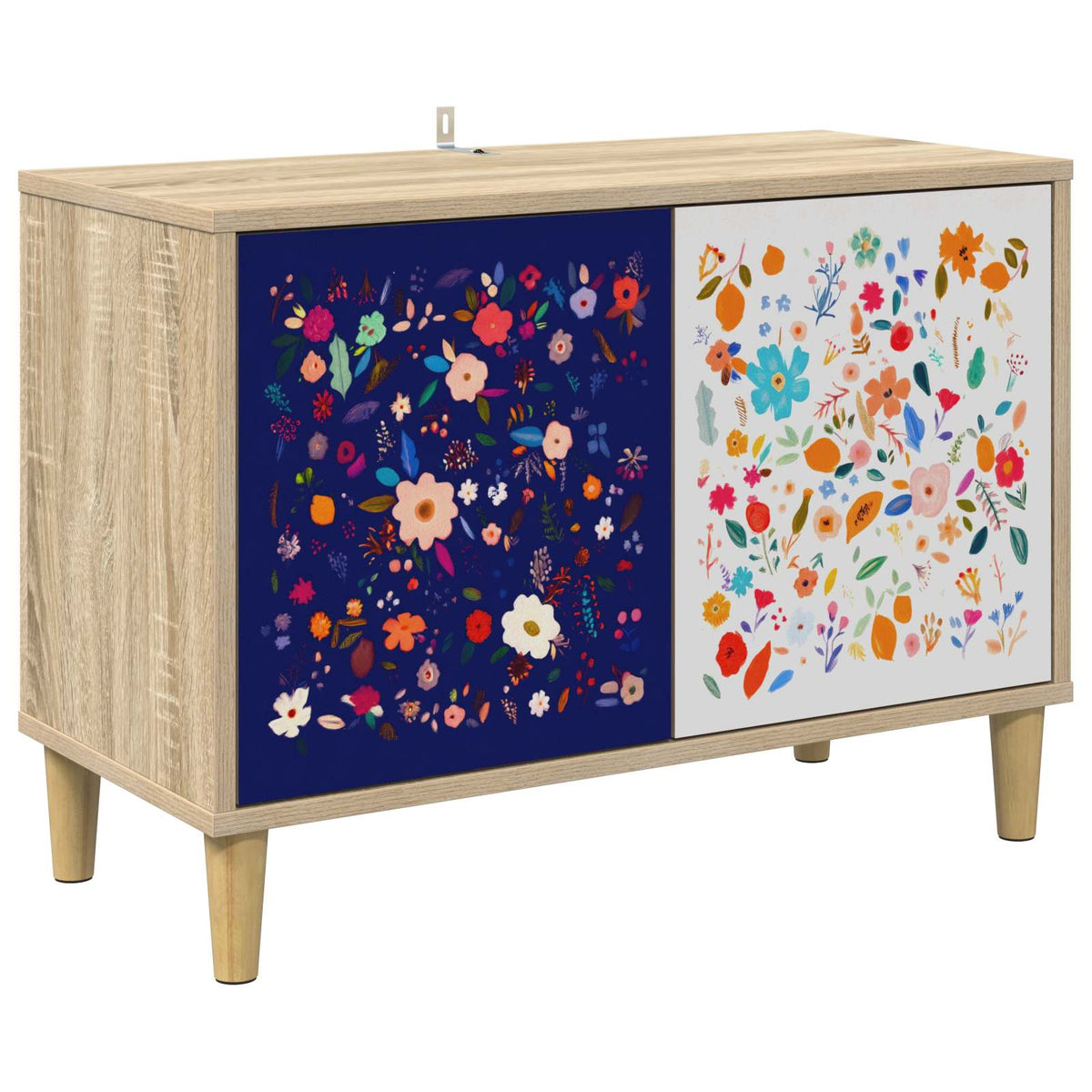Tv-meubel MAINZ 69 x 33 x 50 cm Sonoma Bewerkt hout is nu te koop bij PeponiXL, paradijselijk wonen!