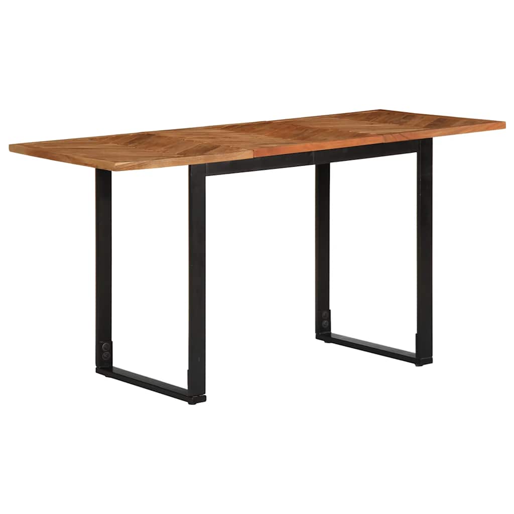 Eettafel 140x70x75 cm massief acaciahout is nu te koop bij PeponiXL, paradijselijk wonen!