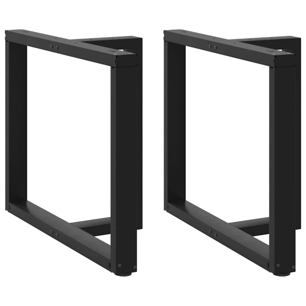 Eettafelpoten 2 st T-vormig 100x35x(72-73) cm staal zwart is nu te koop bij PeponiXL, paradijselijk wonen!