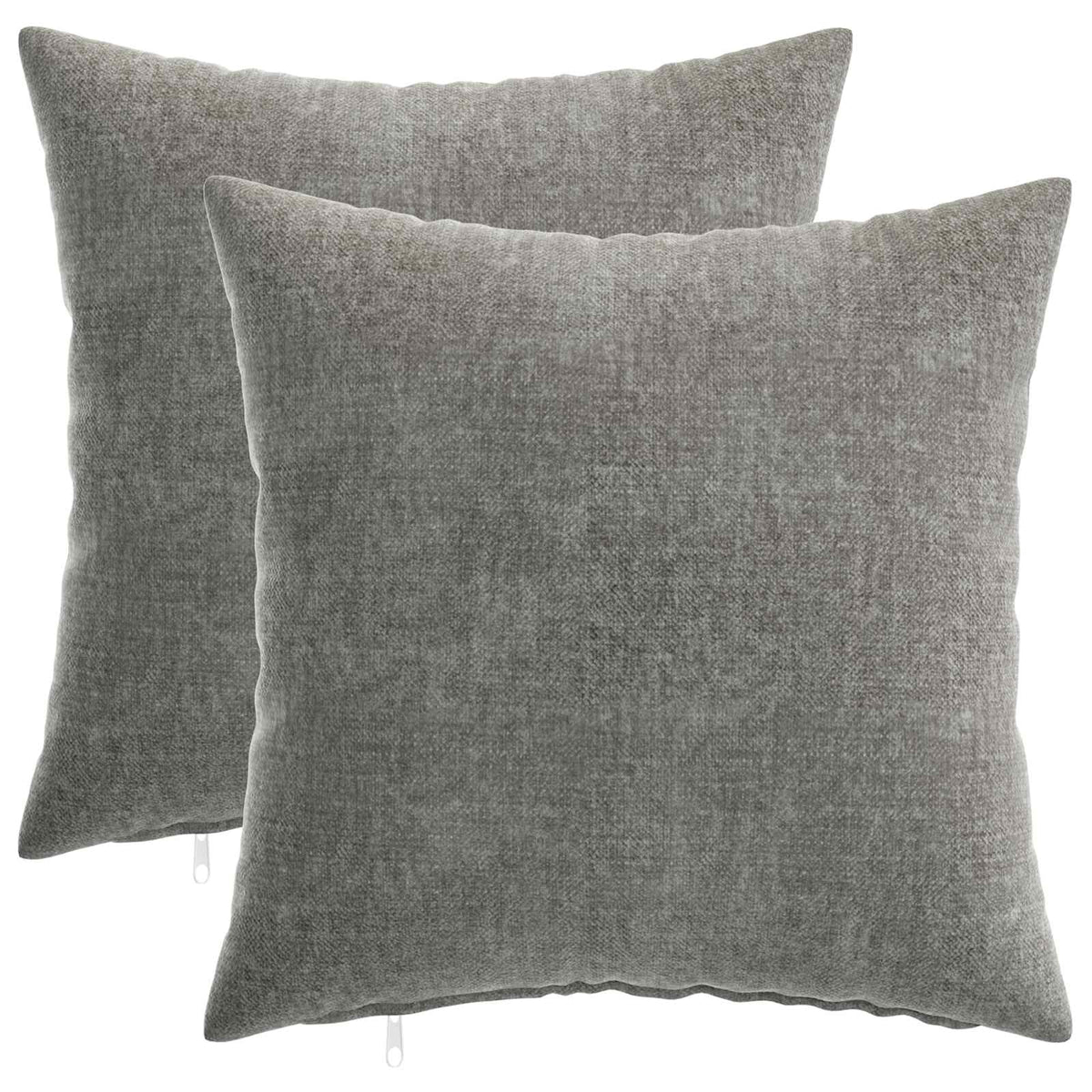 Kussensloop 2 st HEERLEN Donkergrijs 40 x 40 cm Chenille Stof is nu te koop bij PeponiXL, paradijselijk wonen!