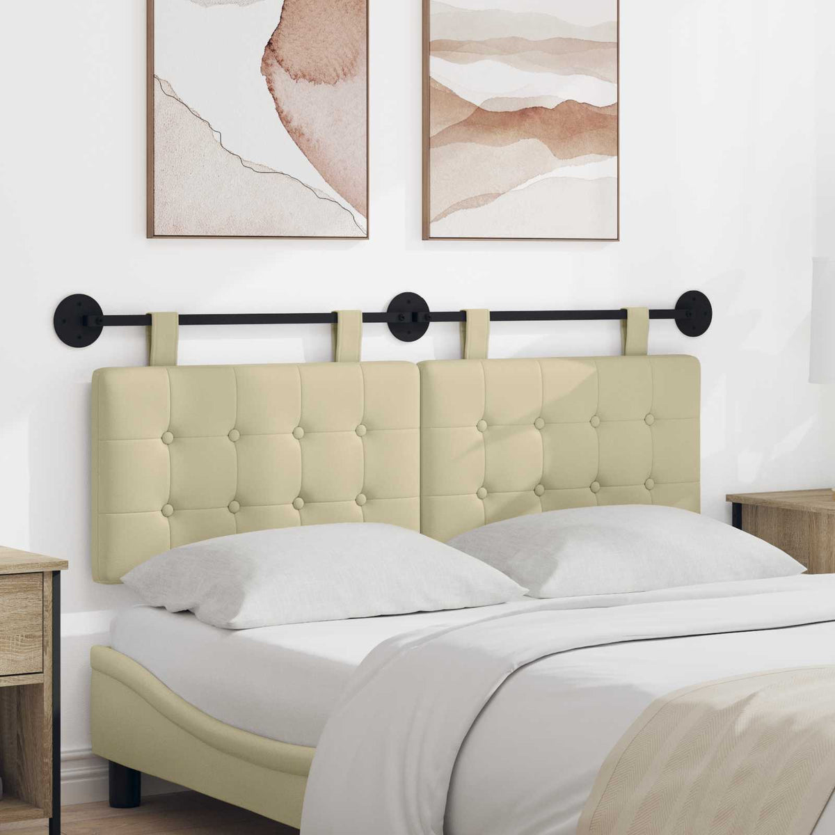 Hangend hoofdbord Kunstleer is nu te koop bij PeponiXL, paradijselijk wonen!