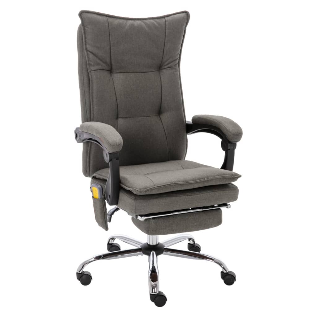 Kantoormassagestoel stof grijs is nu te koop bij PeponiXL, paradijselijk wonen!