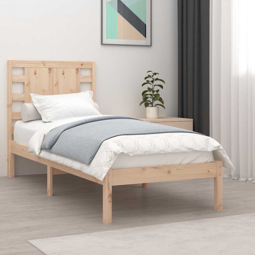 Bedframe zonder matras massief grenenhout 90x200 cm is nu te koop bij PeponiXL, paradijselijk wonen!