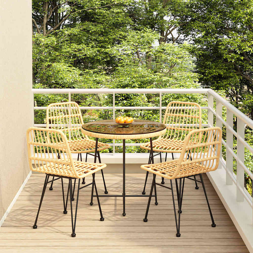 5-delige Tuinset poly rattan is nu te koop bij PeponiXL, paradijselijk wonen!
