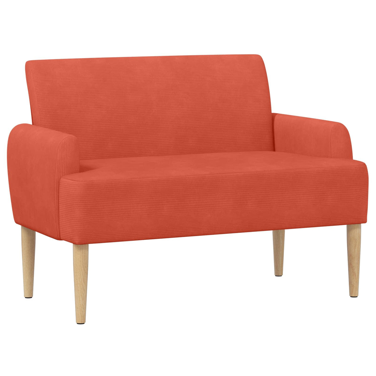 Loungebank met knopencomfort Rood-oranje 116 x 67 x 81 cm is nu te koop bij PeponiXL, paradijselijk wonen!