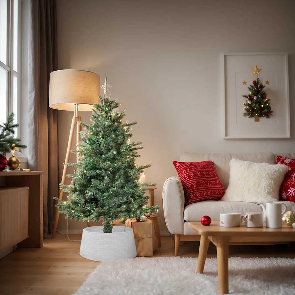 Kerstboomrok Ø56x23 cm kunststof wit is nu te koop bij PeponiXL, paradijselijk wonen!