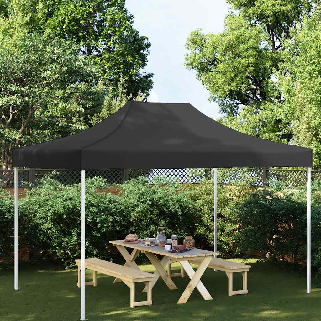 Partytentdak 270 g/m² 4,5x3 m zwart is nu te koop bij PeponiXL, paradijselijk wonen!
