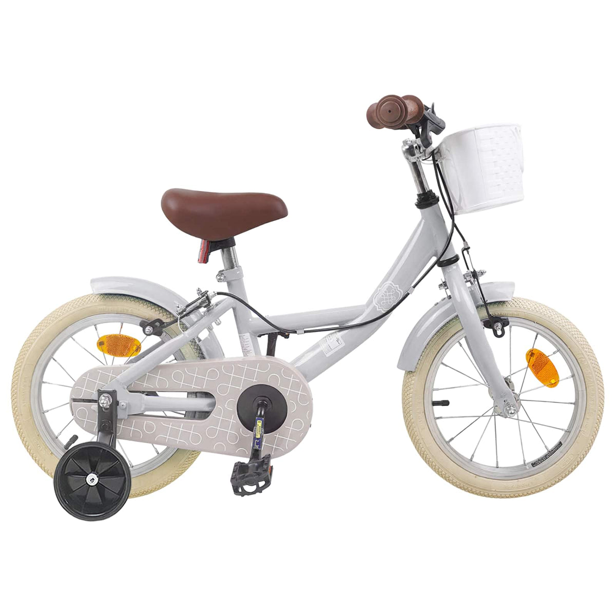 Kinderfiets 12 Inch voor 2-4 jaar oud Lichtgrijs is nu te koop bij PeponiXL, paradijselijk wonen!