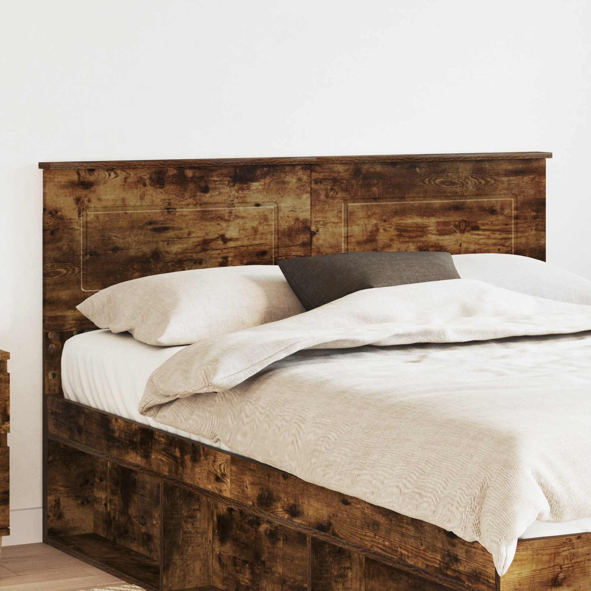 Hoofdbord Gerookt eiken Bewerkt hout is nu te koop bij PeponiXL, paradijselijk wonen!