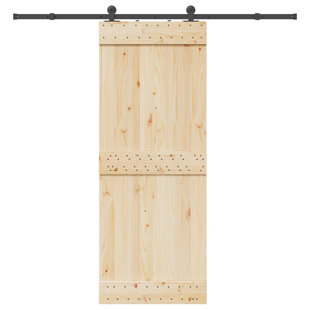 Doos met onderdelen voor schuifdeur 213,5 cm staal zwart is nu te koop bij PeponiXL, paradijselijk wonen!