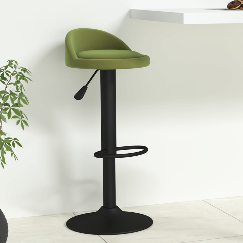 Barkruk fluweel lichtgroen is nu te koop bij PeponiXL, paradijselijk wonen!