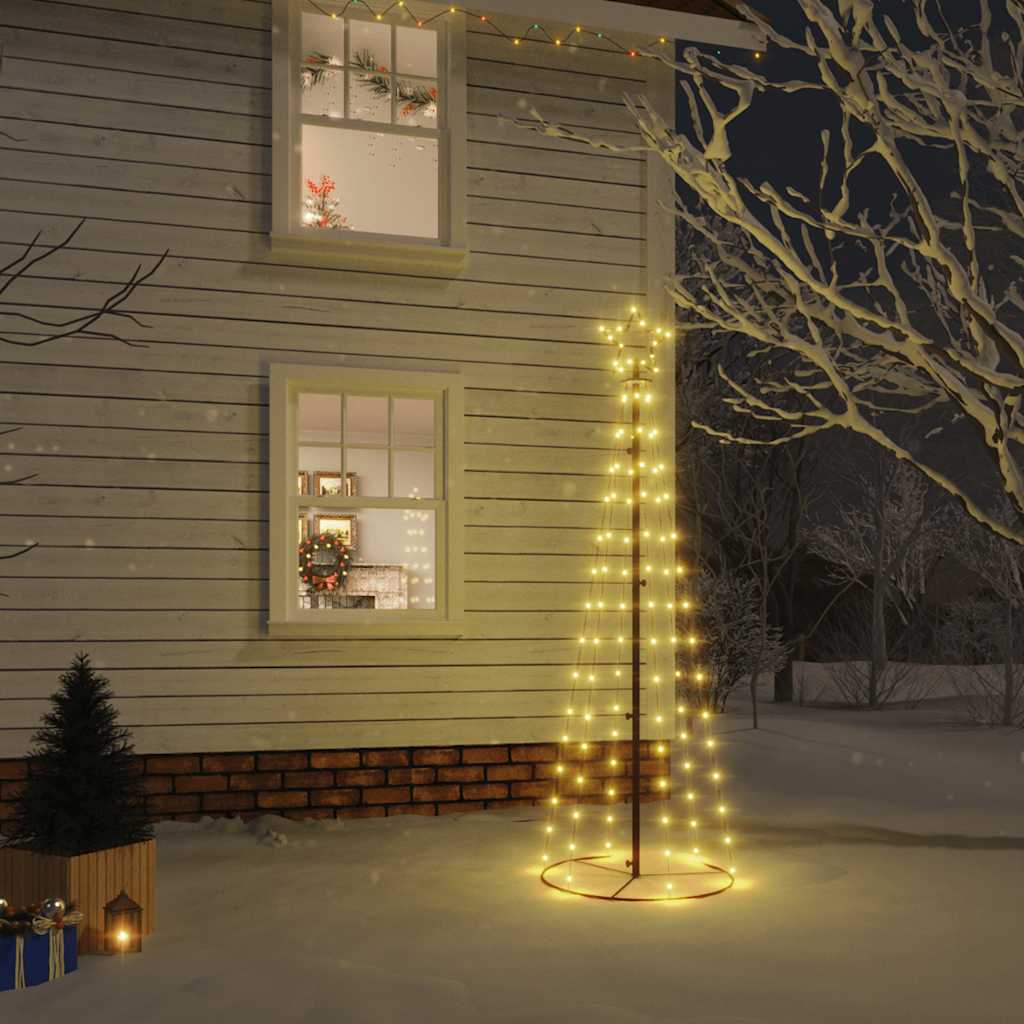 Kegelkerstboom 108 LED's 70x180 cm warmwit is nu te koop bij PeponiXL, paradijselijk wonen!