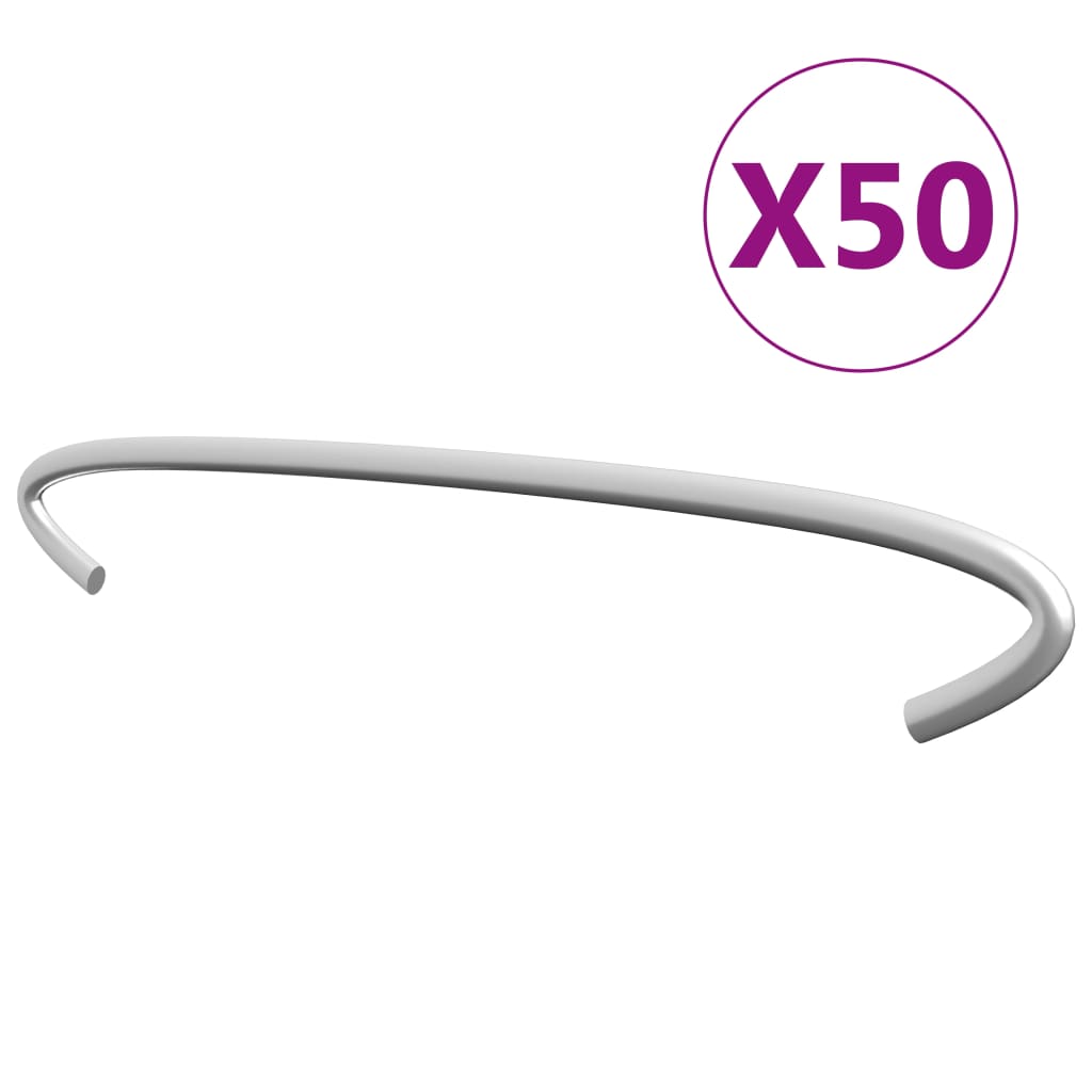 Gabionhaken 50 st 20 cm gegalvaniseerd staal is nu te koop bij PeponiXL, paradijselijk wonen!