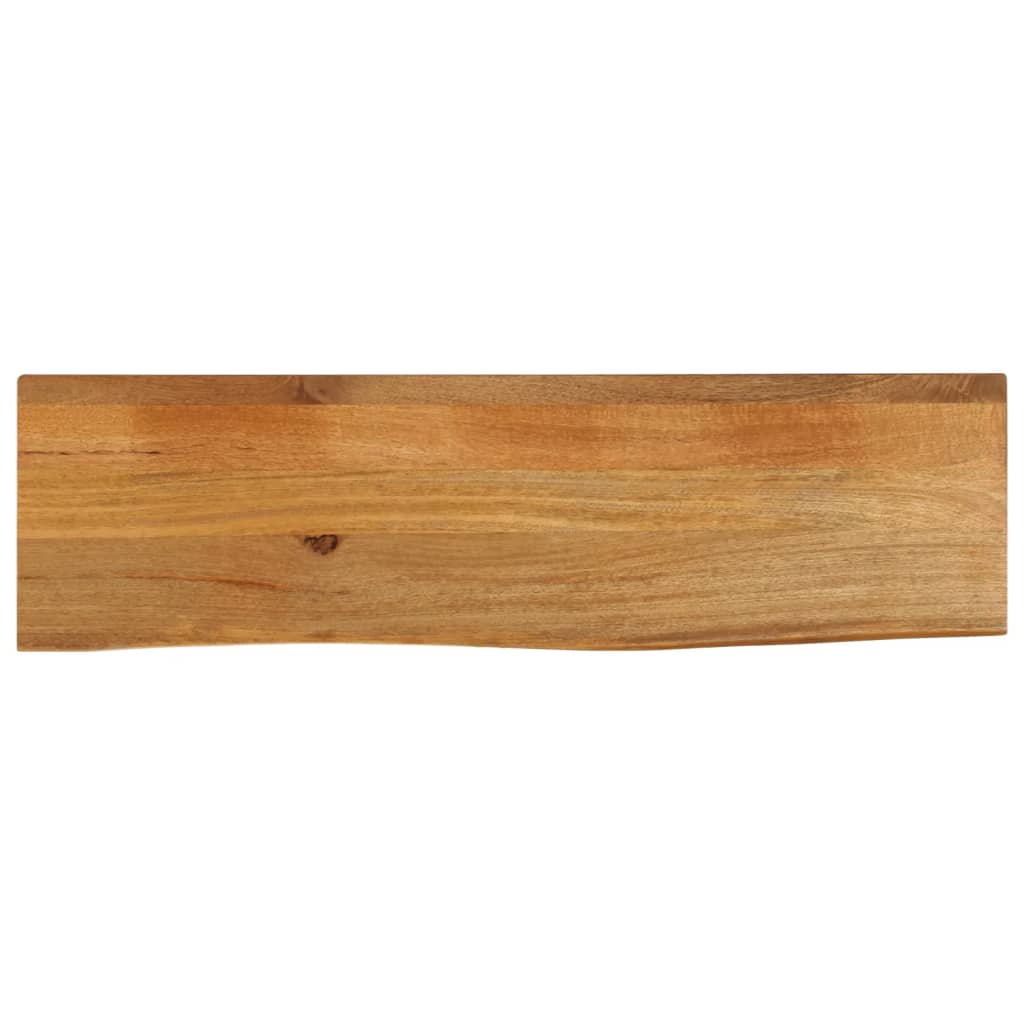 Tafelblad met natuurlijke rand 100x20x3,8 cm massief mangohout is nu te koop bij PeponiXL, paradijselijk wonen!