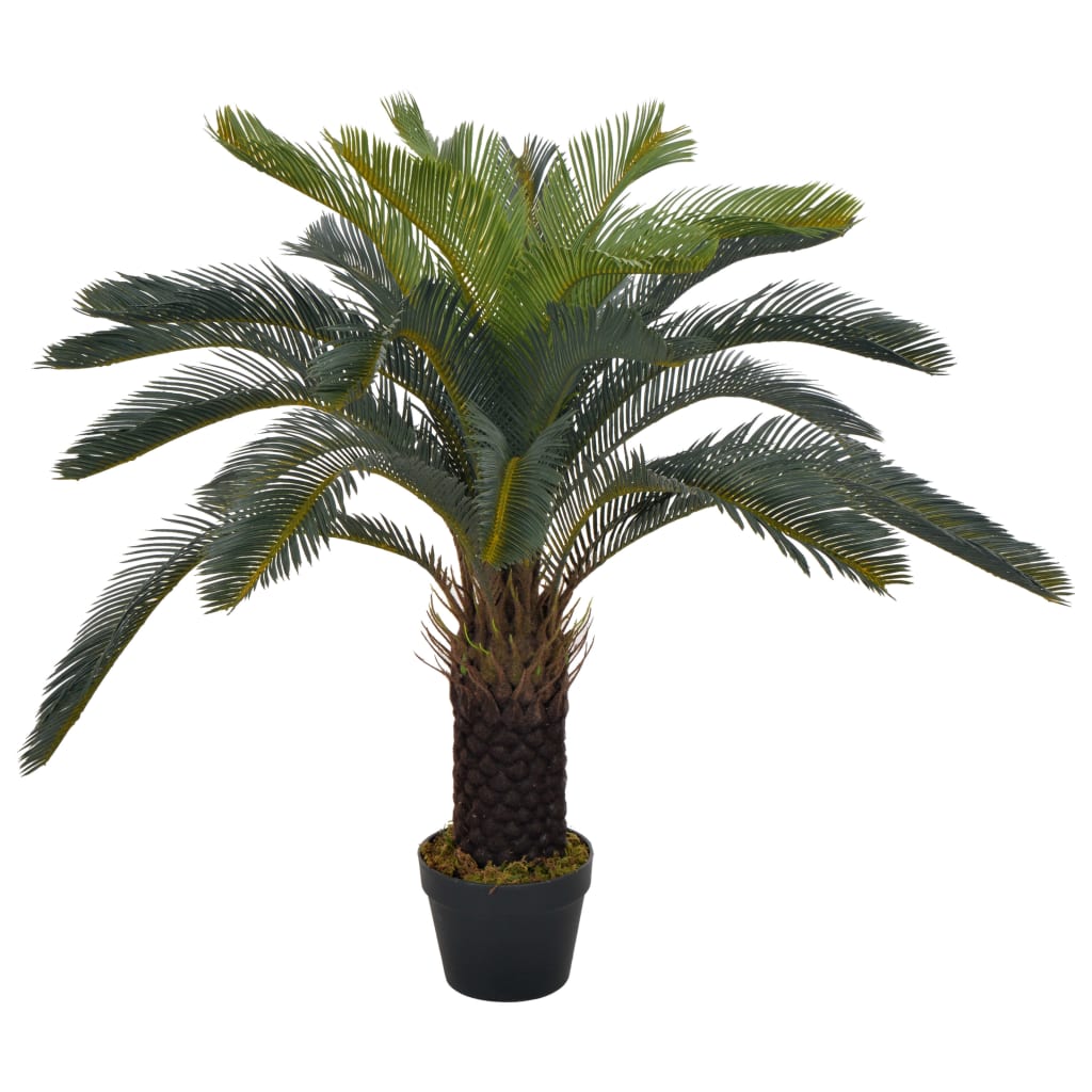Kunstplant met pot cycaspalm 90 cm groen is nu te koop bij PeponiXL, paradijselijk wonen!