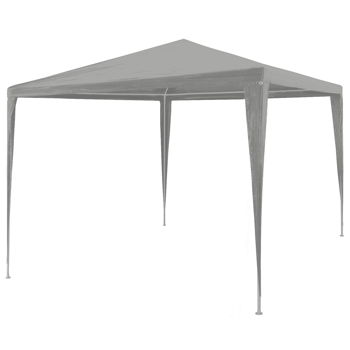 Partytent Lichtgrijs 300 x 300 x 255 cm PE en staal is nu te koop bij PeponiXL, paradijselijk wonen!