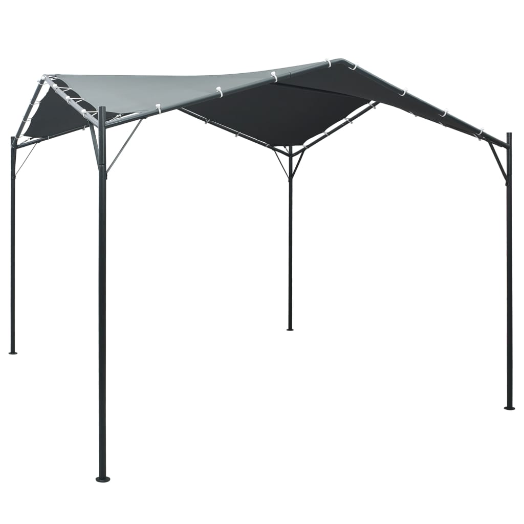 Prieel 3x3 m staal antraciet is nu te koop bij PeponiXL, paradijselijk wonen!