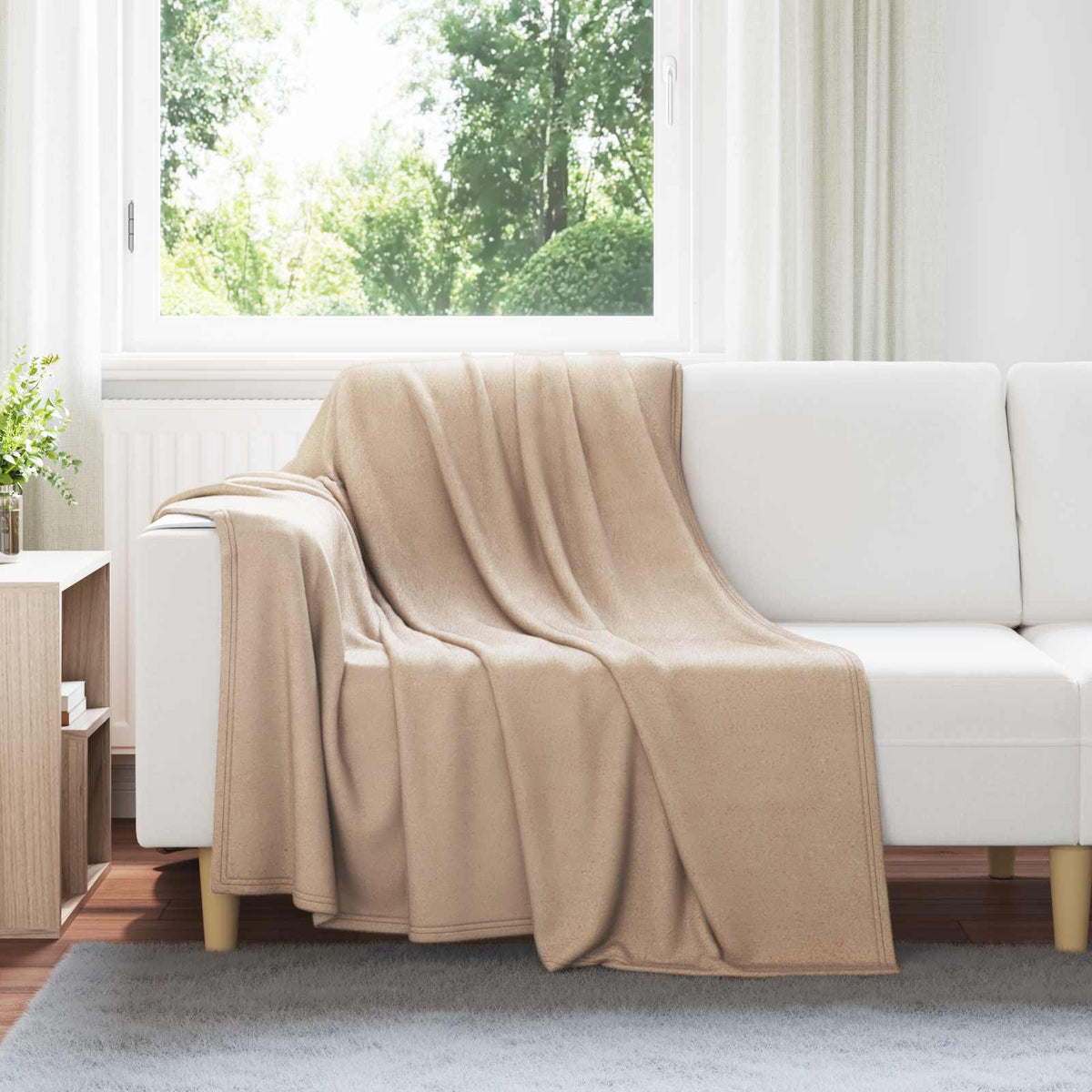 Kleden 6 pcs Kameel 200 x 150 cm Fleece is nu te koop bij PeponiXL, paradijselijk wonen!