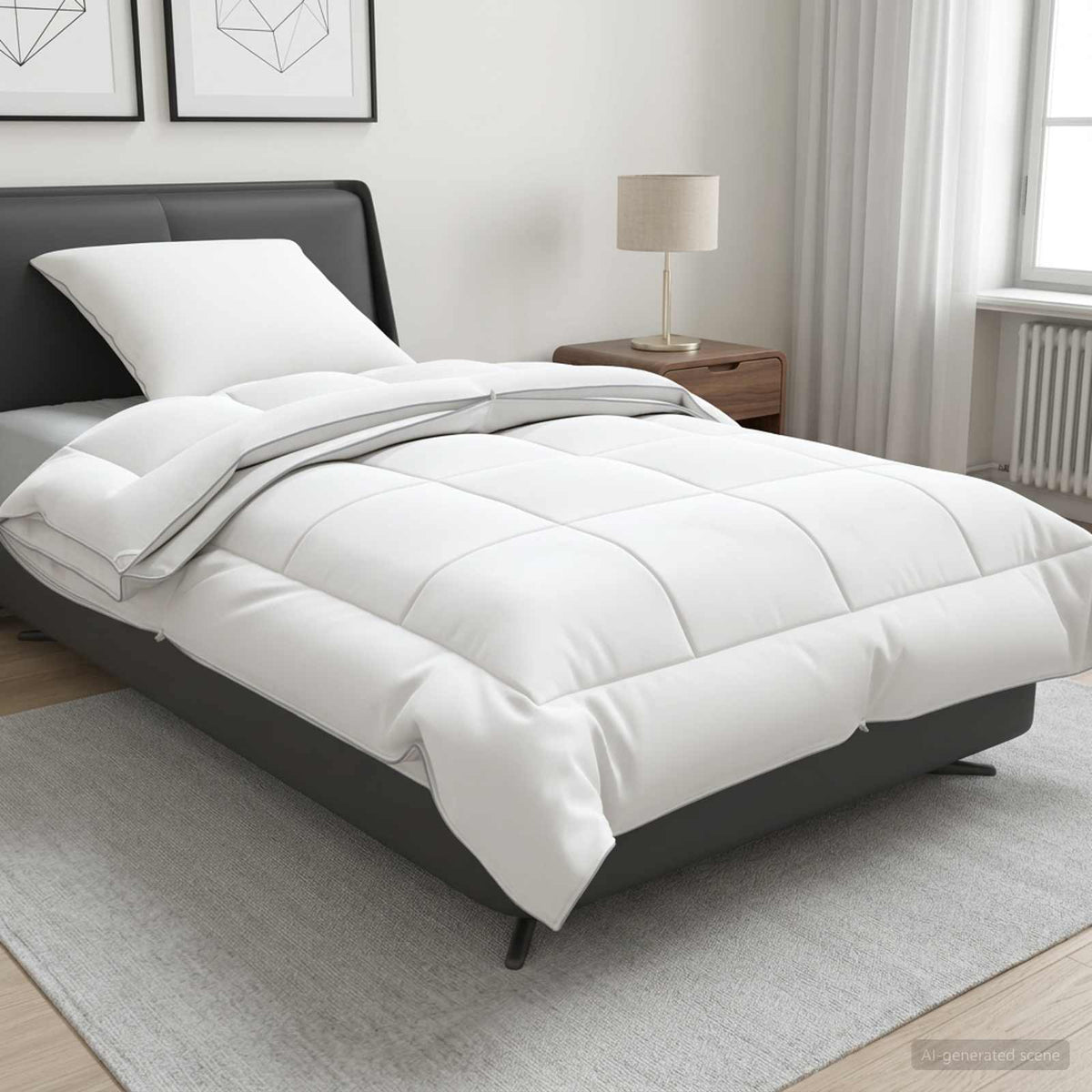 Dekbed en Kussen Set 2 st 152x203 cm 4 seizoenen 200+300 GSM is nu te koop bij PeponiXL, paradijselijk wonen!