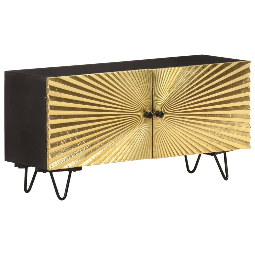 Tv-meubel 90x30x45 cm massief mangohout is nu te koop bij PeponiXL, paradijselijk wonen!