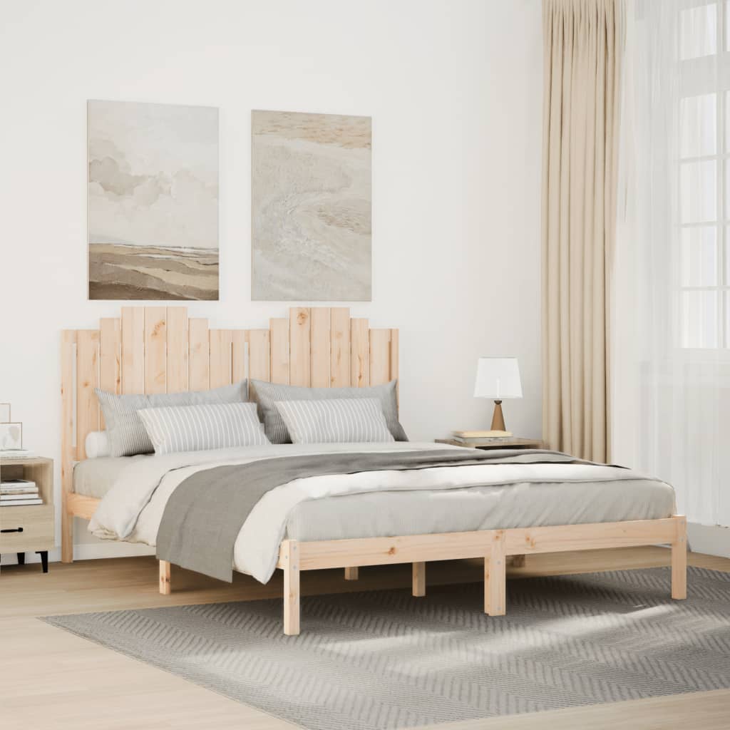Bedframe extra lang zonder matras massief hout 140x210 cm is nu te koop bij PeponiXL, paradijselijk wonen!