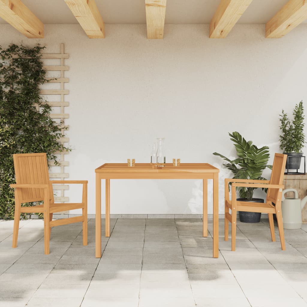 3-delige Tuinset massief teakhout is nu te koop bij PeponiXL, paradijselijk wonen!