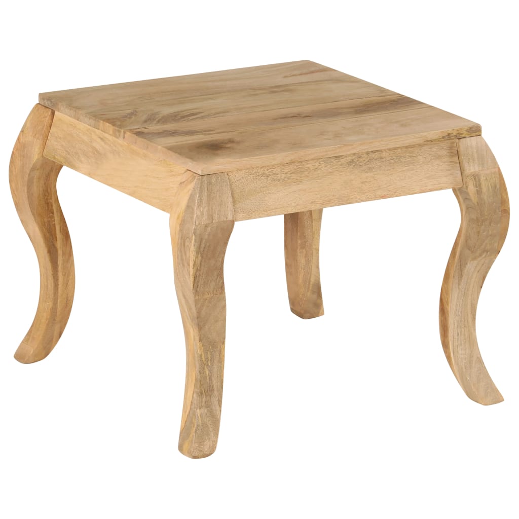 Bijzettafel 45x45x40 cm massief mangohout is nu te koop bij PeponiXL, paradijselijk wonen!