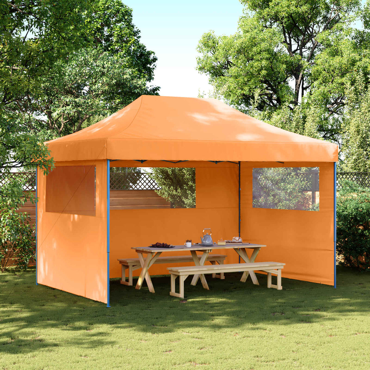Partytent Oranje 279 x 410 x 315 cm Oxford Stof is nu te koop bij PeponiXL, paradijselijk wonen!