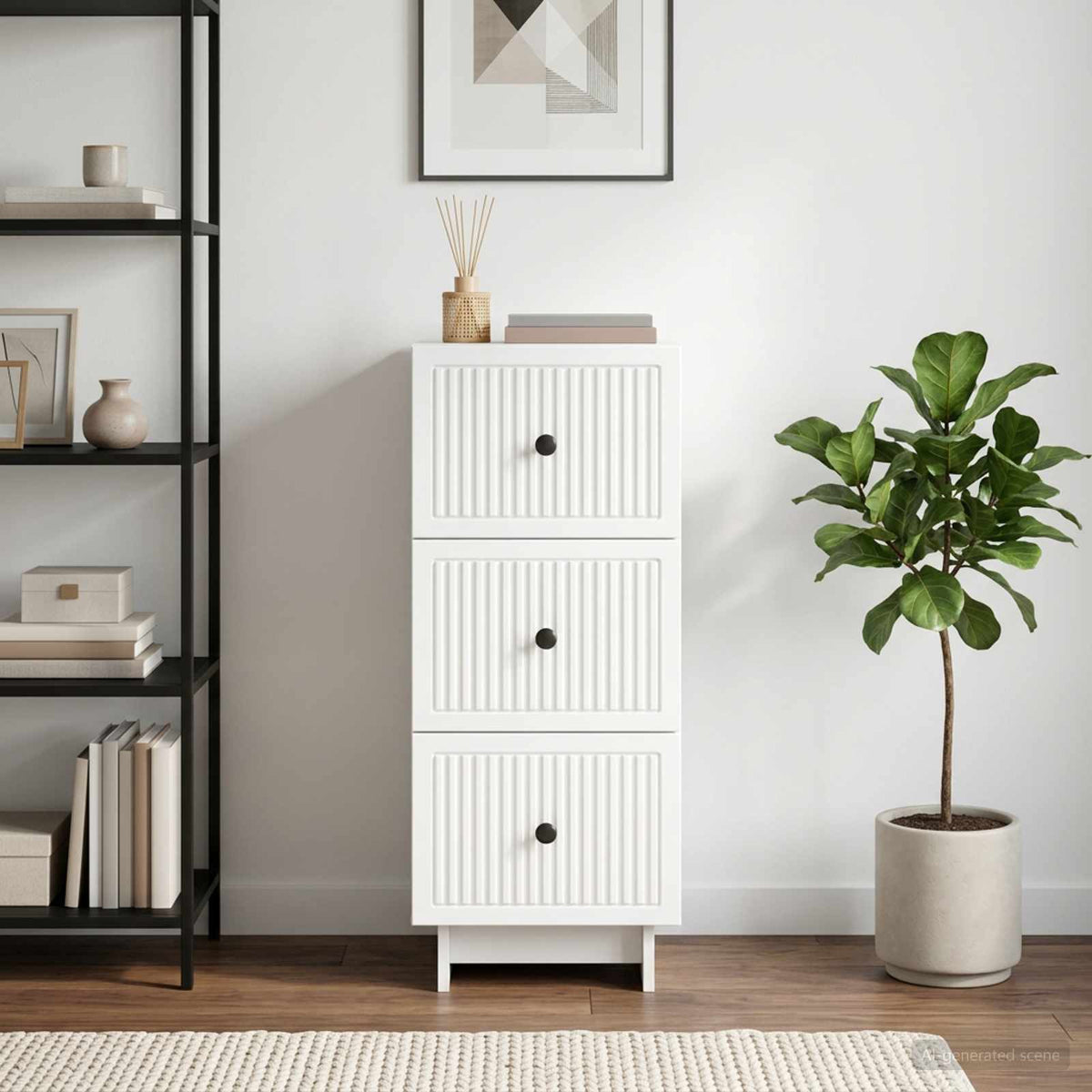 Ladenkast Wit 33 x 34,5 x 90 cm Bewerkt hout is nu te koop bij PeponiXL, paradijselijk wonen!