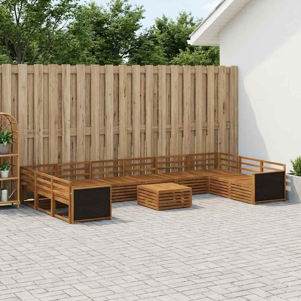 Sofa-Sets 11 pcs Massief Acaciahout is nu te koop bij PeponiXL, paradijselijk wonen!